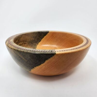 Copper Inlay Pine Beetle Bowl