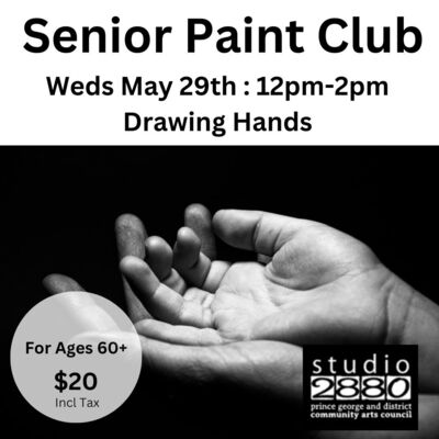 Senior Paint Club - Drawing Hands