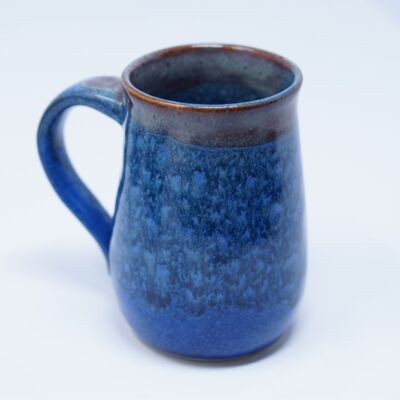 Blue and Brown Glazed Mugs