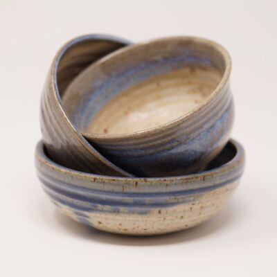 Blue and Grey Clay bowls